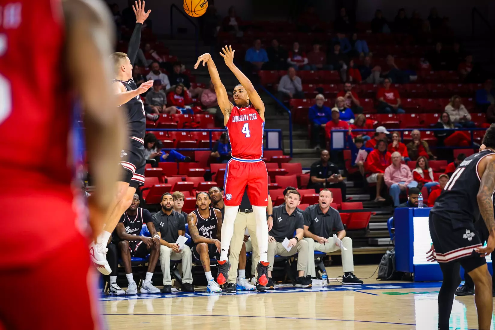 Bulldogs fall to the Aggies on Wednesday night in the TAC