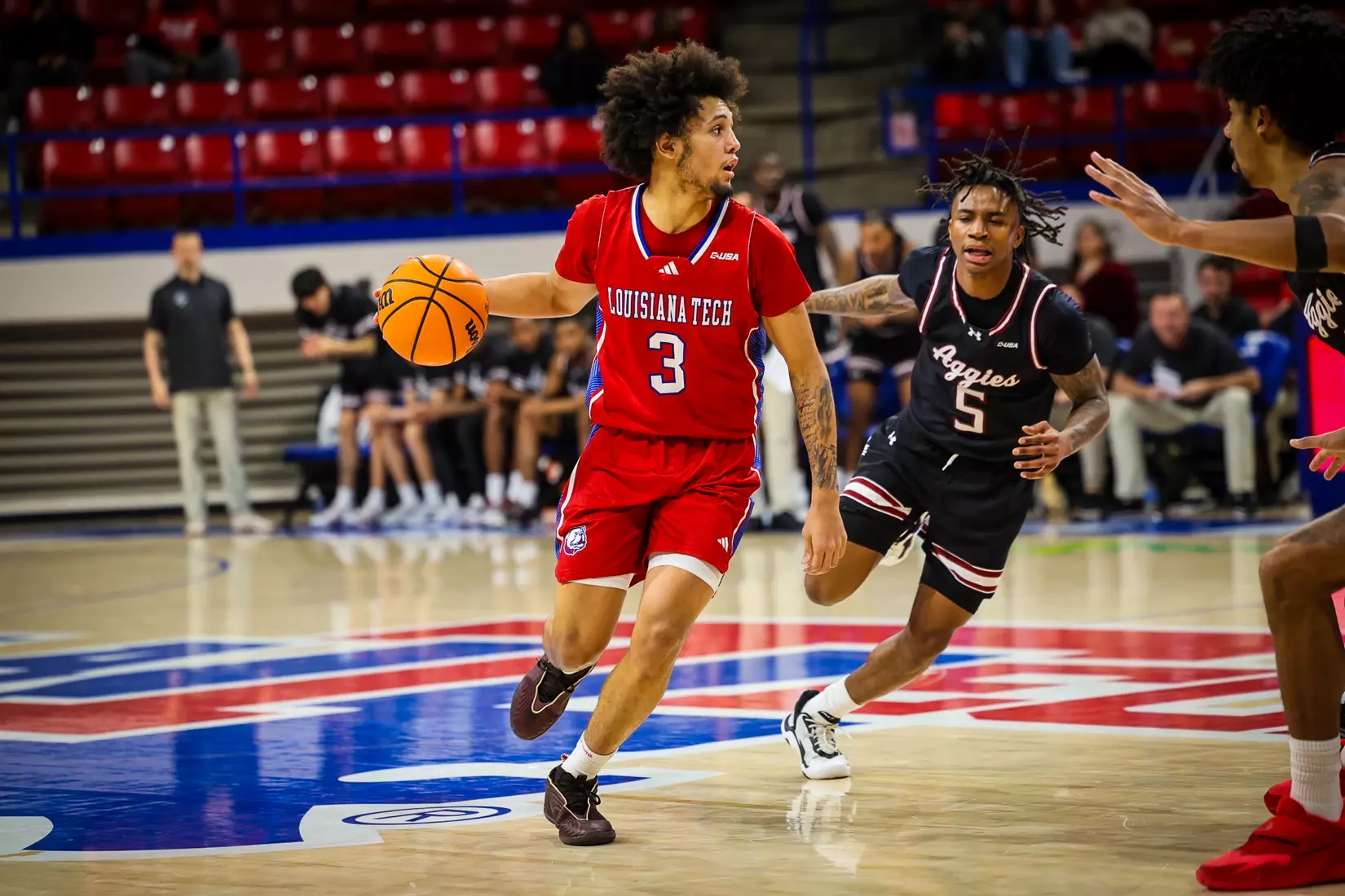 Bulldogs fall to the Aggies on Wednesday night in the TAC