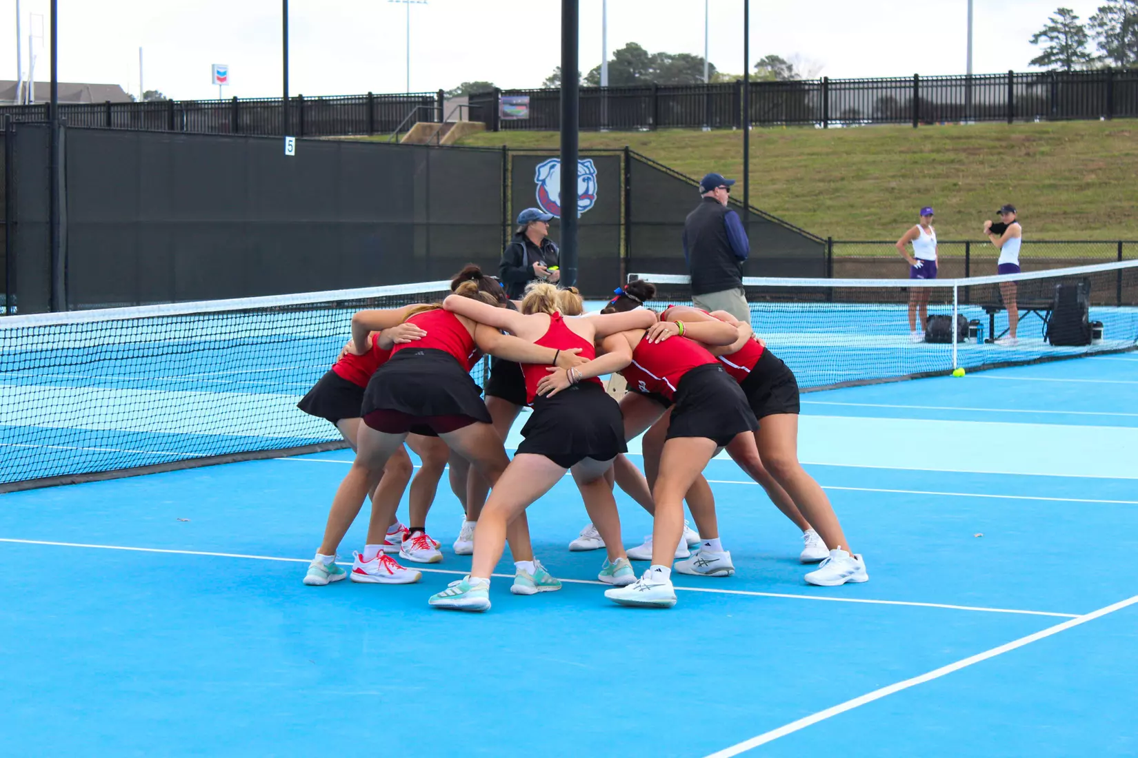 Bulldogs hold off Wildcats in 4-2 win on Sunday at the LA Tech Tennis Complex