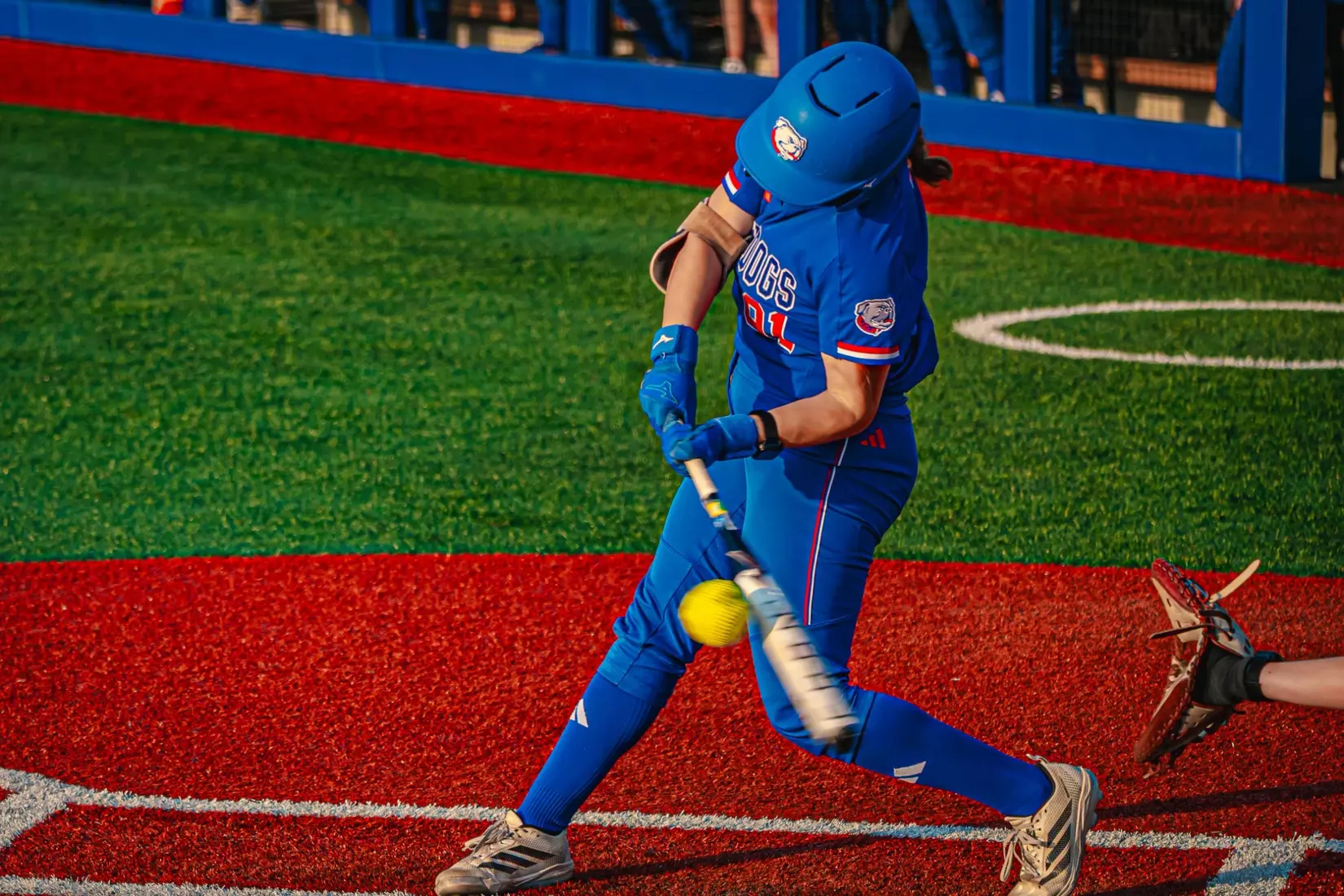 Bulldogs defeat Bears 9-5 to open series.
