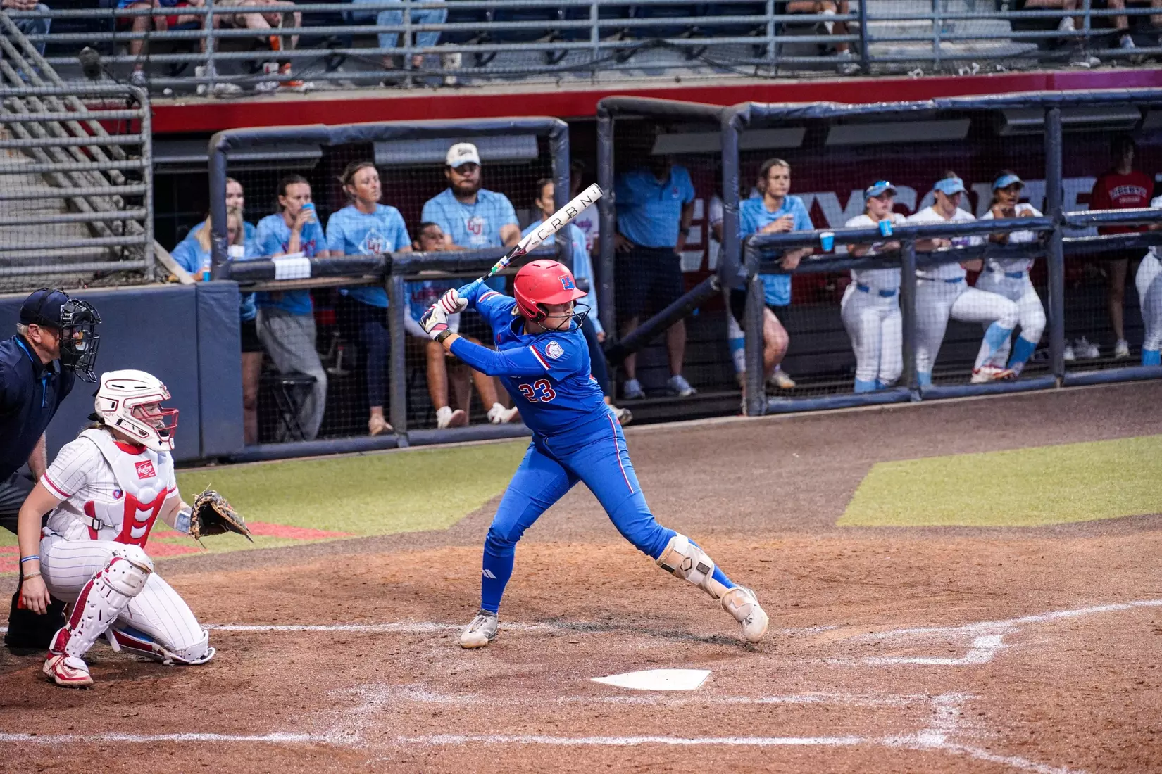LA Tech defeats Liberty 7-2 in extra innings.