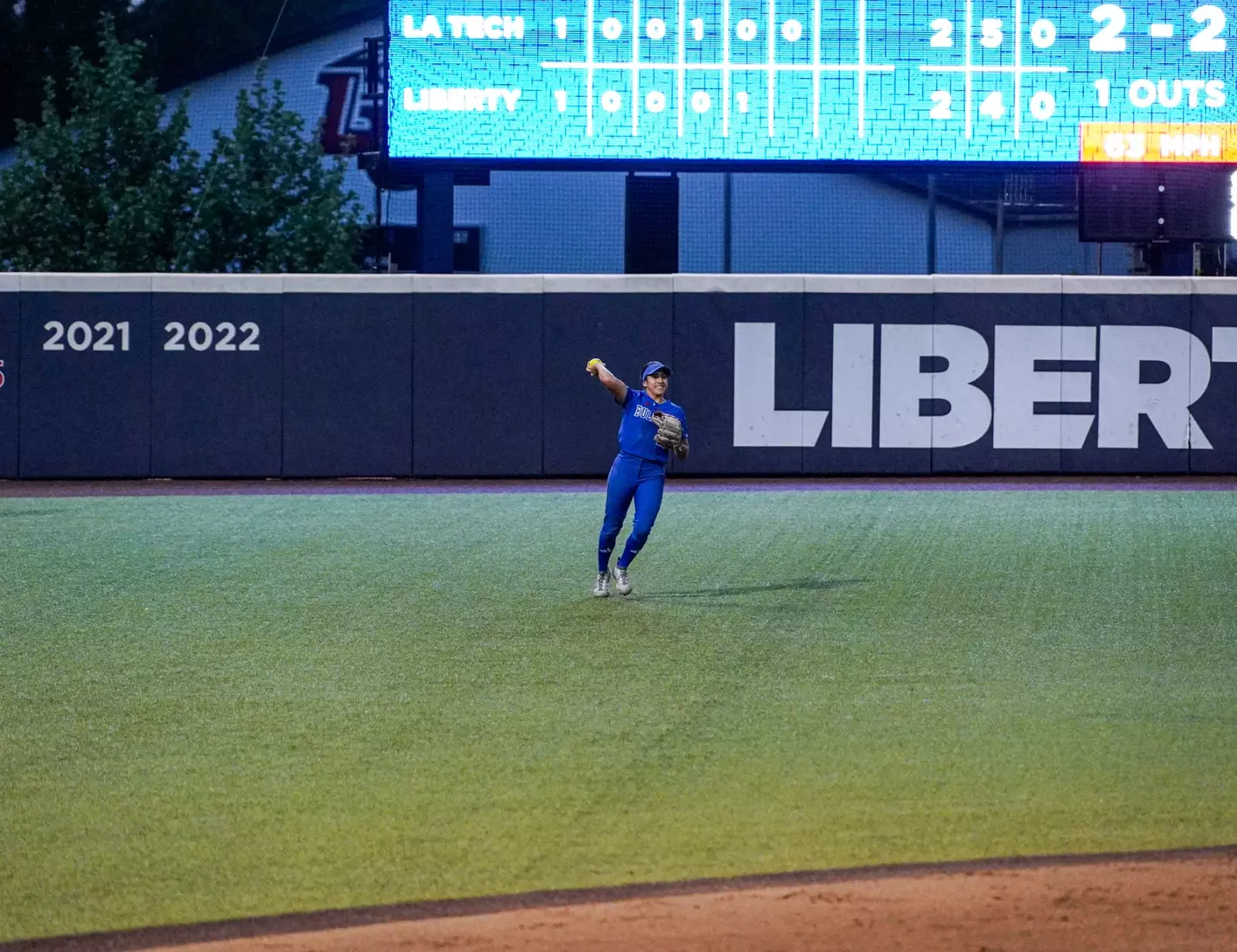 LA Tech defeats Liberty 7-2 in extra innings.