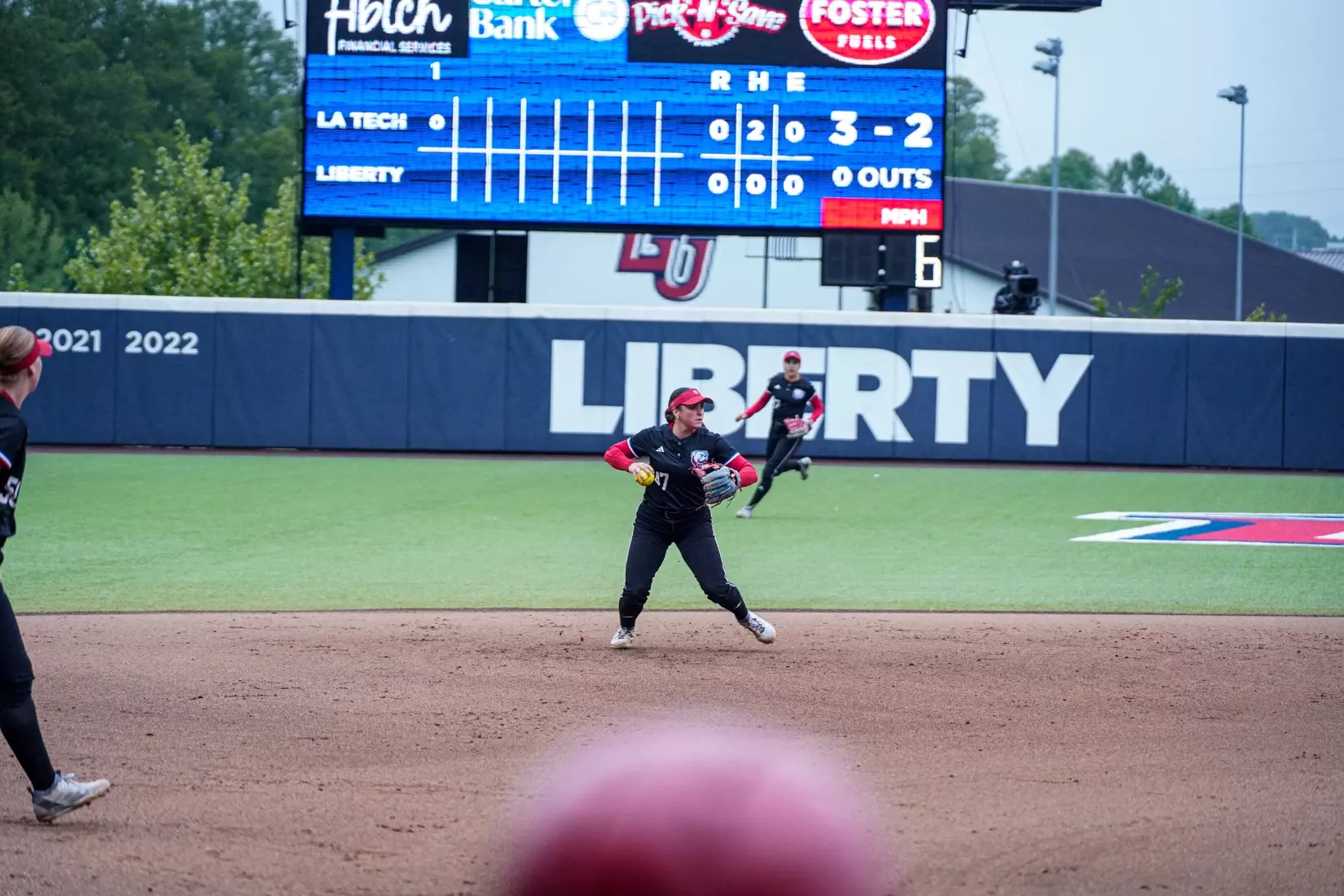 LA Tech defeats Liberty 9-7 to earn series sweep.