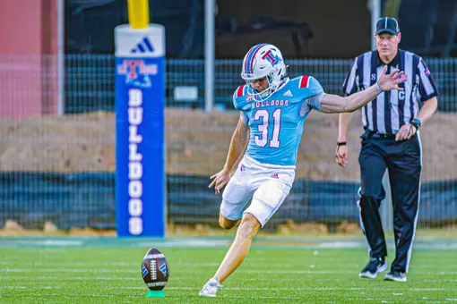 Hunter Rioux Kickoff vs. NW State