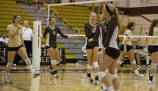 Volleyball Team Celebration