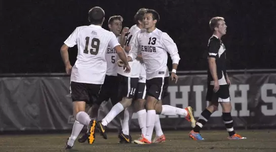 Men's Soccer Goal Celebration