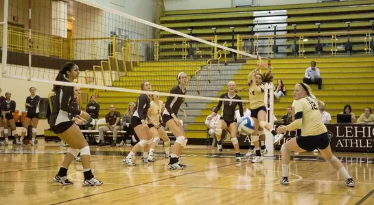 Volleyball play against Navy