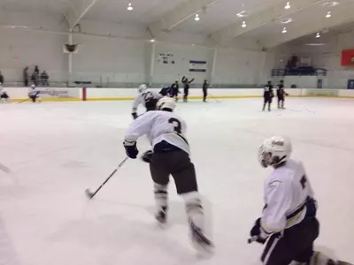 Senior Captain #3 Chris Ellis during warm up's