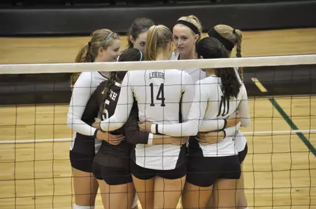 Volleyball Team Huddle