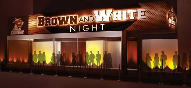 Brown & White Night