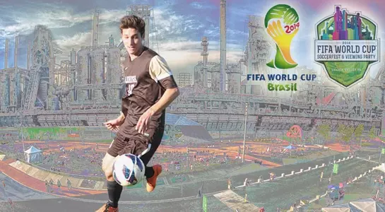 World Cup Steel Stacks Graphic