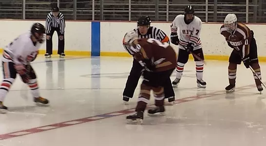 Ice Hockey opening Face Off RIT