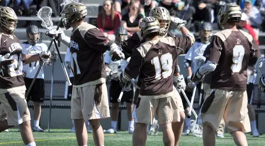 Men's Lacrosse Team Celebration