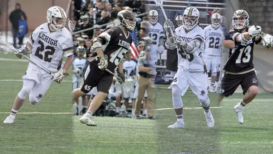 Men's Lacrosse Captains Strain Apers Mehok Chick