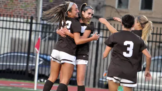 Women's Soccer Team Celebration