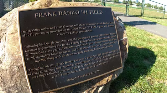 Frank Banko Field Plaque