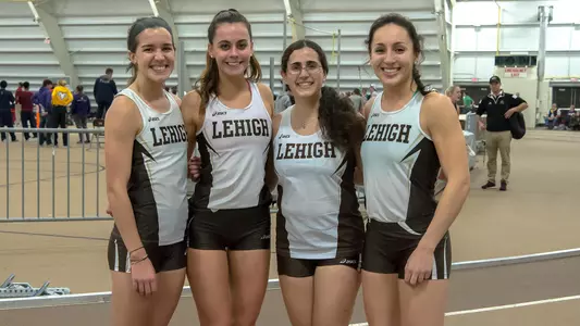 Relay team- Brosky, Lavallee, Okun, Schaeffer