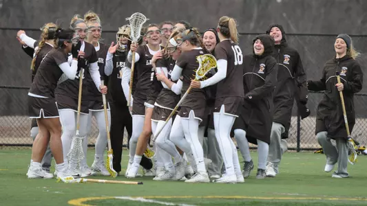 Women's Lacrosse Celebration at Mount St. Mary's