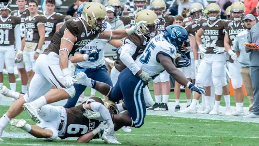 FB three defenders tackling