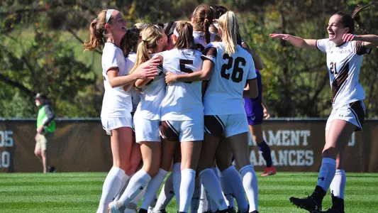 Women's Soccer Team Celebration