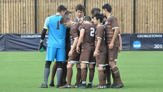 Men's Soccer Huddle