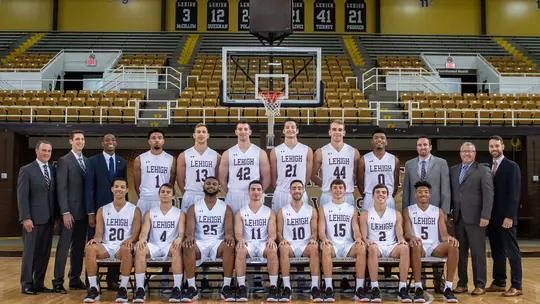2019-20 Lehigh men's basketball team photo