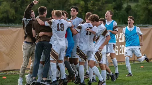 Men's Soccer Zarin Tuten Feature Team