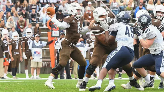 Tyler Monaco passes vs Georgetown