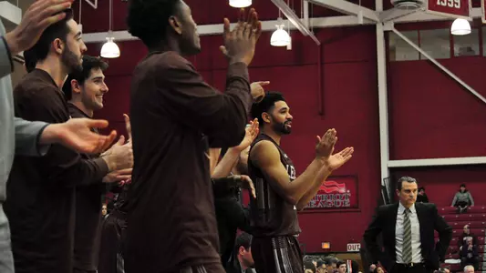 Men's Basketball Team Celebration