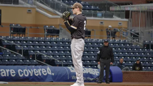 Levi Stoudt pitching