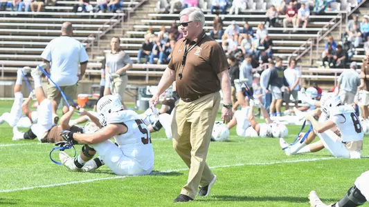 Gilmore at Brown and White game