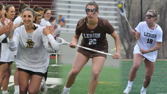 Women's Lacrosse Award Winners Balestra Ladda Dickey