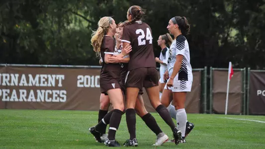 Women's Soccer Team Goal Celebration
