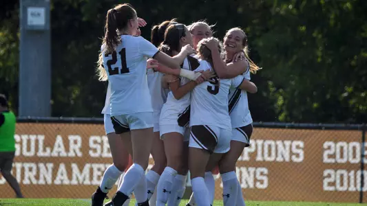 Women's Soccer Goal Celebration