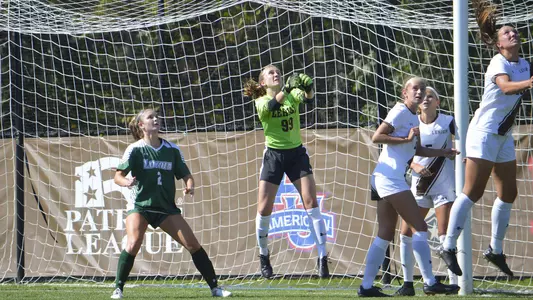 Miranda Royds and women's soccer defense