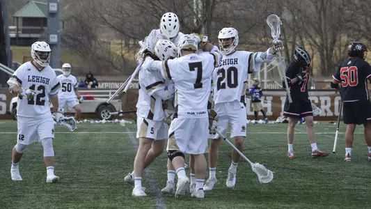 Men's Lacrosse Team Celebration