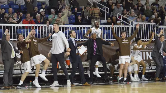 Men's Basketball Team Celebration