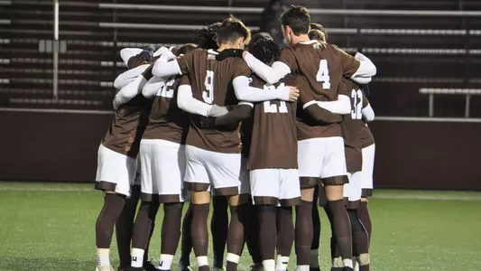 Men's Soccer Huddle