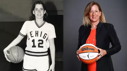 Cathy Engelbert then and now