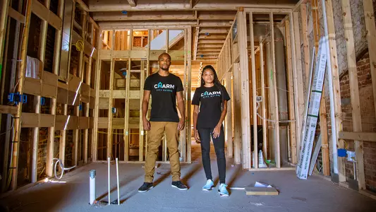 Khalil Uqdah and Kyara Gray