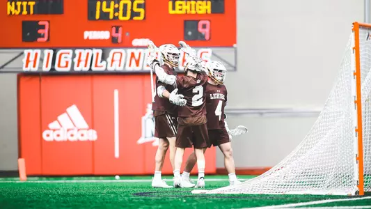 Men's Lacrosse Team Celebration