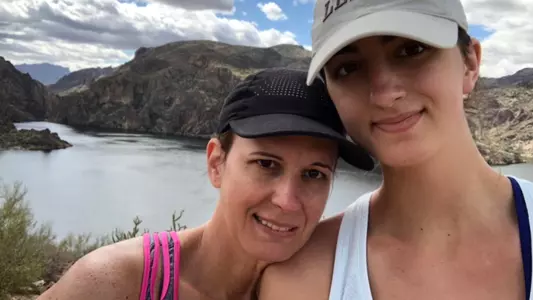 Emma Grothaus and Mom