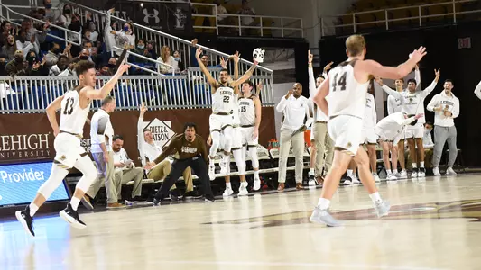 Men's Basketball Team Celebration