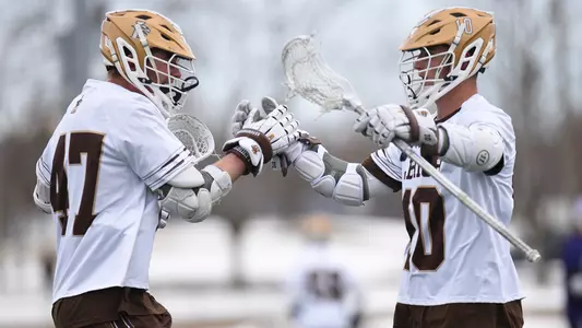 Men's Lacrosse Team Celebration