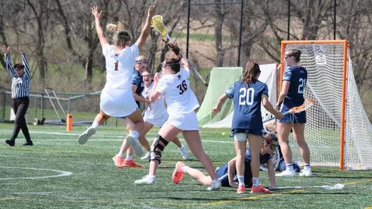 Women's Lacrosse Team Celebration