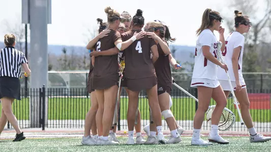 Women's Lacrosse Team Celebration at Colgate