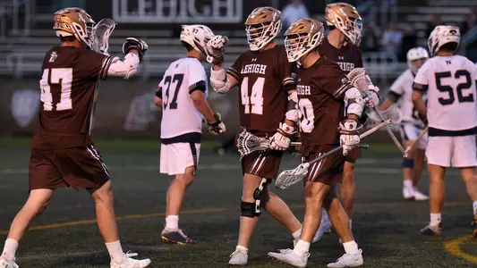 Men's Lacrosse Team Celebration
