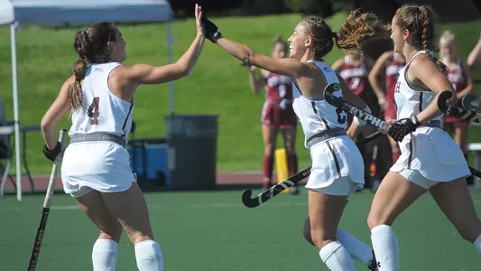 Field Hockey Team Celebration Sarah Bonthuis Abbie Brown
