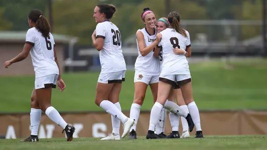 Women's Soccer Team Celebration