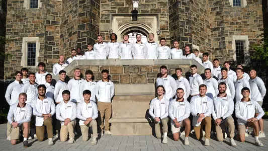 Wrestling team at Alumni Building